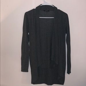 Gray cardigan